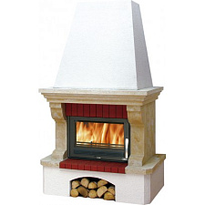 Камин Oxford klasik белый цоколь, балка песчаник Камин Oxford klasik белый цоколь, балка песчаник