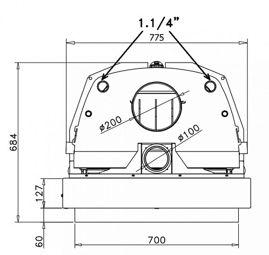 Топка TERMOGAR GN70 Simplificado (Rocal)_2 Топка TERMOGAR GN70 Simplificado (Rocal)_2