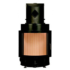 Brunner kompakt-kamine kk 51/55r side opening, чугунный дымосборник 45?, декоративная рама нерж. сталь Brunner kompakt-kamine kk 51/55r side opening, чугунный дымосборник 45?, декоративная рама нерж. сталь