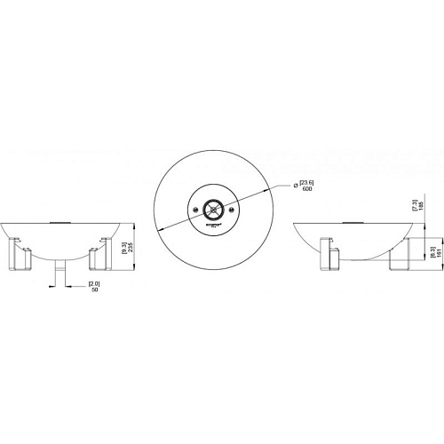 Ecosmart Fire DISH BLACK/CORETEN_2 Ecosmart Fire DISH BLACK/CORETEN_2