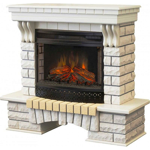 RealFlame Country WT очаг Firespace 25 S IR белый дуб_0 RealFlame Country WT очаг Firespace 25 S IR белый дуб_0