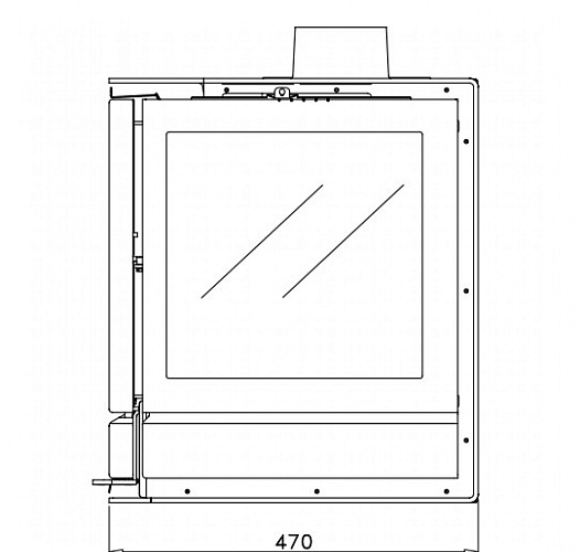 Топка RCr TC, два боковых стекла (Rocal)_2 Топка RCr TC, два боковых стекла (Rocal)_2