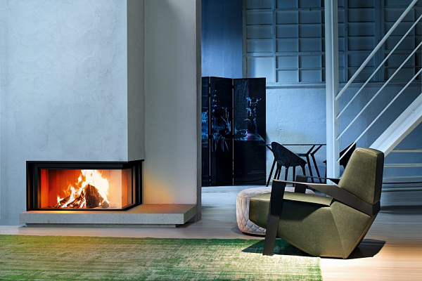 Каминная топка MCZ Forma 95 DX/SX угловое стекло_2 Каминная топка MCZ Forma 95 DX/SX угловое стекло_2