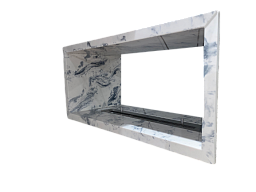 Сквозной биокамин Firezo Finestra Marmo Firezo Finestra Marmo