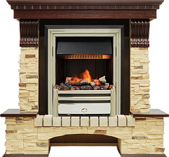 Каминокомплект Dimplex Pierre Luxe очаг Cavendish темный дуб/сланец Dimplex Pierre Luxe очаг Cavendish темный дуб/сланец