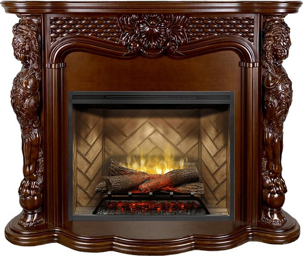 Dimplex Castle очаг Revillusion RBF30 слоновая кость с темной патиной_1 Dimplex Castle очаг Revillusion RBF30 слоновая кость с темной патиной_1