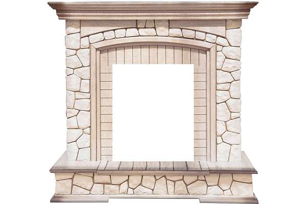 Dimplex Preston очаг Cavendish белый/слоновая кость с патиной_1 Dimplex Preston очаг Cavendish белый/слоновая кость с патиной_1