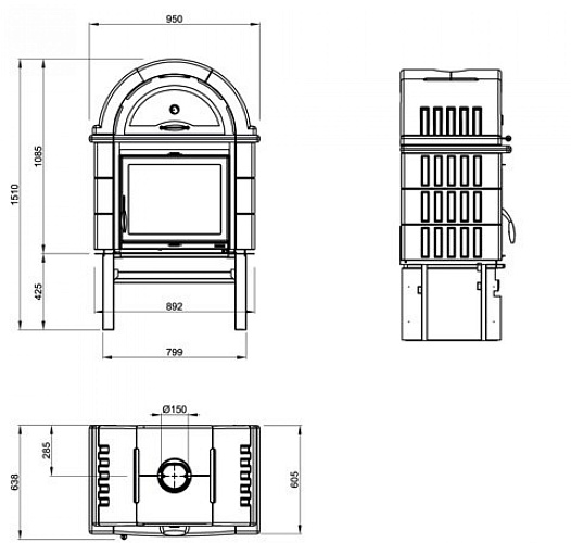 La Nordica-Extraflame falo 1s bordeaux_1 La Nordica-Extraflame falo 1s bordeaux_1