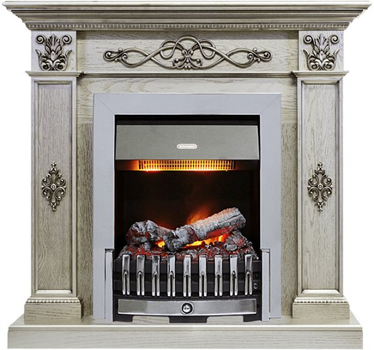 Dimplex Derby очаг Danville Chrome FB2 белый дуб_1 Dimplex Derby очаг Danville Chrome FB2 белый дуб_1