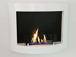 Настенный биокамин DP design Curvo Bianco белый DP design Curvo Bianco белый