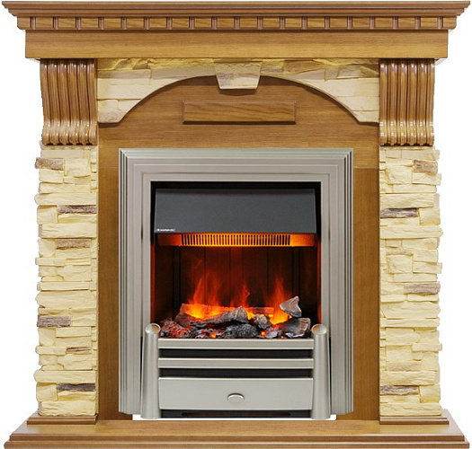 Dimplex Dublin очаг Chesford темный дуб/сланец белый_1 Dimplex Dublin очаг Chesford темный дуб/сланец белый_1