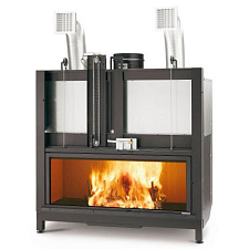 Биокамин без дымохода Топка Ecomonoblocco S 25/9, автоматический подъем (Palazzetti) Топка Ecomonoblocco S 25/9, автоматический подъем (Palazzetti)