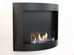 Настенный биокамин DP design Curvo Nero черный DP design Curvo Nero черный