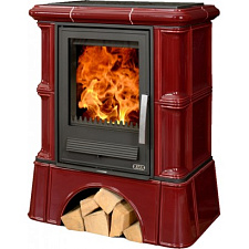 Кафельная печь Bavaria K - вставка комбо, кафельный цоколь бордо (6,9 кВт в воду), с теплообменником Кафельная печь Bavaria K - вставка комбо, кафельный цоколь бордо (6,9 кВт в воду), с теплообменником