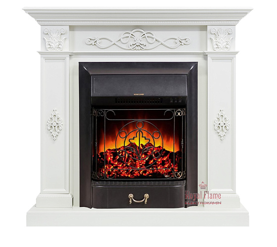 Royal Flame Derby очаг Majestic FX Black old silver_3 Royal Flame Derby очаг Majestic FX Black old silver_3