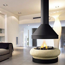 Камин Zeus, без стекла, черн., h3,2м (Traforart) Камин Zeus, без стекла, черн., h3,2м (Traforart)