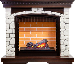 Каминокомплект Dimplex Glasgow очаг Cassette 400 NH темный дуб/белый Dimplex Glasgow очаг Cassette 400 NH темный дуб/белый