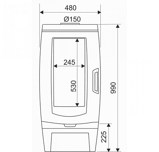 Чугунная печь Heracles (Supra)_3 Чугунная печь Heracles (Supra)_3
