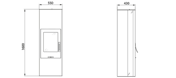 Камины из талькомагнезита Contura 34T_1 Камины из талькомагнезита Contura 34T_1