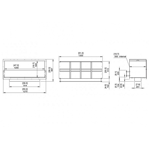 Ecosmart Fire FIREBOX 1200DB_1 Ecosmart Fire FIREBOX 1200DB_1