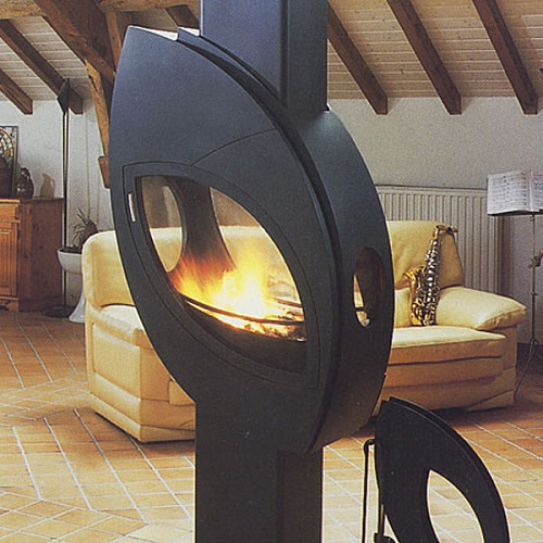 Камин Fayko Central, на ноге, 4 стекла (Arkiane)_0 Камин Fayko Central, на ноге, 4 стекла (Arkiane)_0