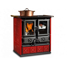 La Nordica-Extraflame rosetta maiolica bordeaux La Nordica-Extraflame rosetta maiolica bordeaux