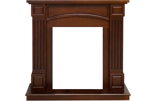 Royal Flame Boston с очагом Majestic FX Brass темный дуб_1 Royal Flame Boston с очагом Majestic FX Brass темный дуб_1