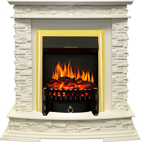 Royal Flame Luzern с очагом Fobos FX Brass слоновая кость_0 Royal Flame Luzern с очагом Fobos FX Brass слоновая кость_0