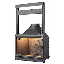 Топка sunflam с открытием двери в сторону и вверх, с дефлектором Топка sunflam с открытием двери в сторону и вверх, с дефлектором